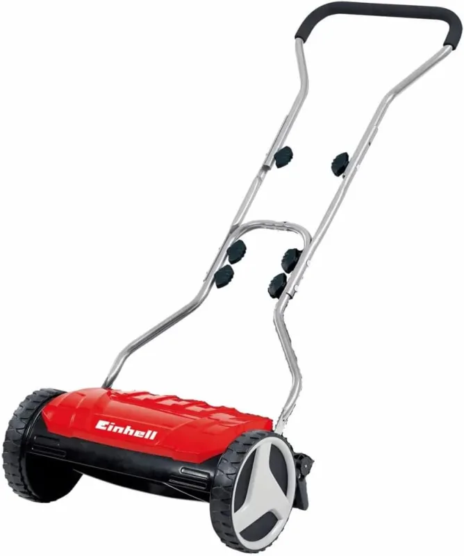Einhell GE-HM 28 S Manual Lawn Mower Cutting Height 13-38 mm, Cutting Width 38 cm, Up to 250 m² Garden Ref 3414165
