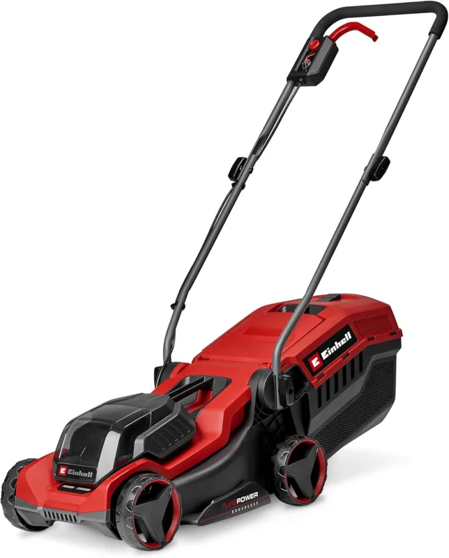 Einhell Battery mower GE-CM 18/30-1 Li BL-Solo Power X-Change (18 V, 30 cm Cutting Width, up to 175 m², Brushless, Basket 27 L, Cutting Height 30-65 mm, without battery)