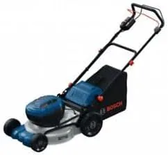 Bosch Pro Battery Powered Self-Propelled Lawn Mower GRA18V2-46SP (Cutting Width: 46 cm, Cutting Height: 30-70 mm, Fabric Basket 60 L, Shredding Cap, No Battery)