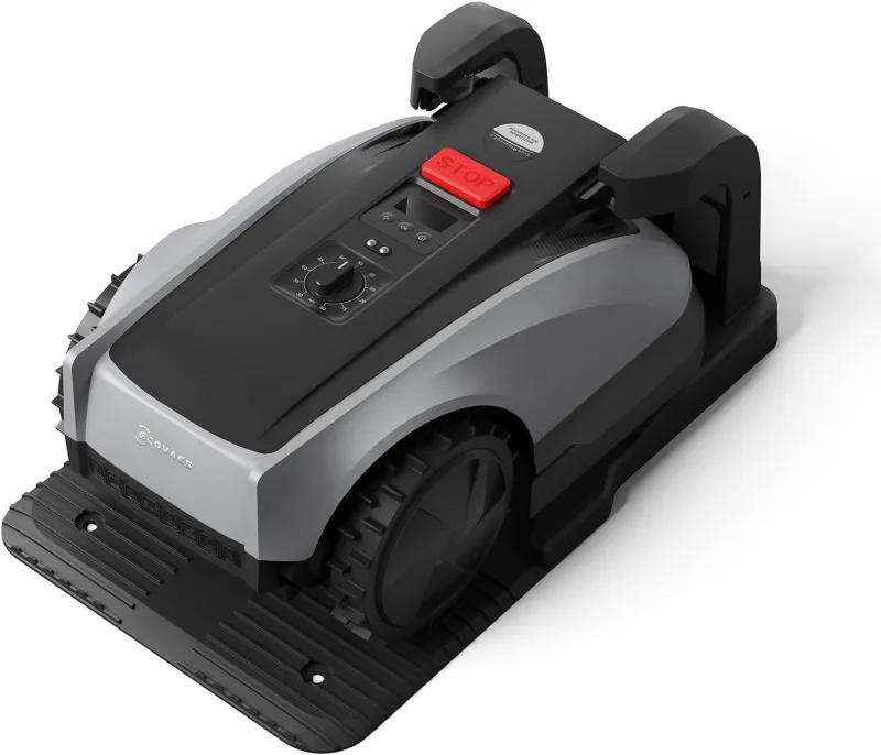 ECOVACS Robot Cortacésped Goat O600 sin Cable Delimitador, 600 m², Navegación Visual+RTK, Detección de Obstáculos con IA, Control vía App, Pasa por Lugares Estrechos de 0,7 m