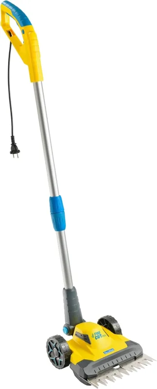 Gloria FineCut 230V - Cortacésped y recortabordes eléctrica, complemento para Robots cortacésped y desbrozadora con Ruedas, Ancho de Corte: 25 cm, podadora Ideal para áreas de césped pequeñas