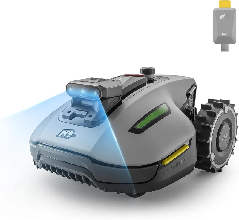 MAMMOTION YUKA Mini 2 500 Perimeter Cordless Robotic Lawn Mower with 4G Module, No Lost Signal, No RTK, AI Three-Camera Image Processing Robot Mower, DropMow, up to 500m2