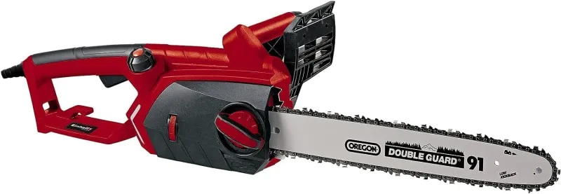 Einhell Motosierra eléctrica GE-EC 2240 (2200 W, longitud de corte: 37.5 cm, velocidad de coste: 15m/s, 7800 rpm, espada y cadena de calidad OREGON)