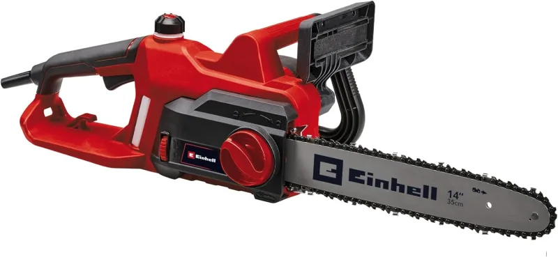 Einhell GC-EC 1935 Electric Chainsaw (1900 W, Cutting Length 32.5 cm, Chain Speed 15.5 m/s, Automatic Chain Lubrication, Backflow Protection with Chain Brake)
