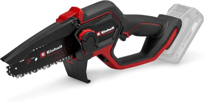 Einhell Professional chainsaw with battery GP-PS 18/20 Li BL-Solo Power X-Change (18V, cutting length 15 cm, brushless, chain speed 8 m/s, automatic chain lubrication, without battery)