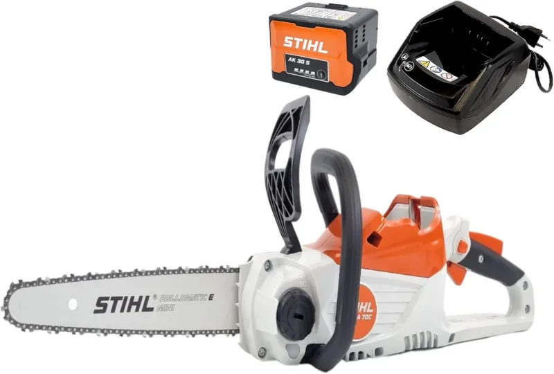 Chainsaw with Stihl MSA 70 C-B battery incl. AK30 battery and charger AL101