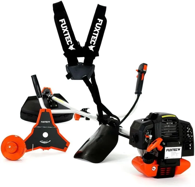 Desbrozadora Gasolina Multifunción FUXTEC FX-MS152 - con 52 CC, Multiherramienta 2 en 1, con 3 CV de Potencia y Motor de 2 Tiempos
