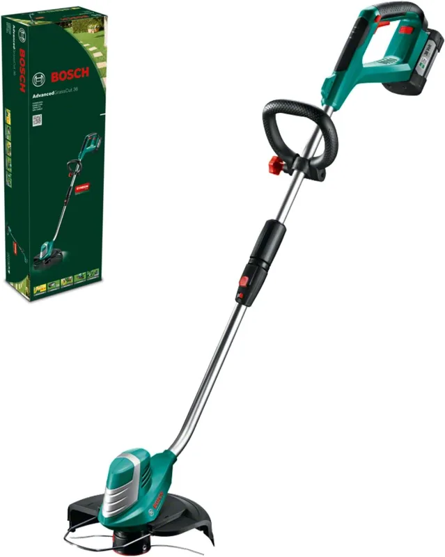 Bosch AdvancedGrassCut 36 Battery Trimmer (1 Battery, 36V System, Boxed)