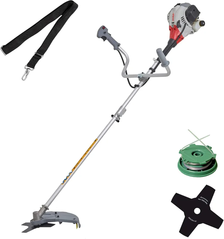 IKRA Petrol brush cutter IBF 25-1 Incl. coil, 4-prong disc and harness