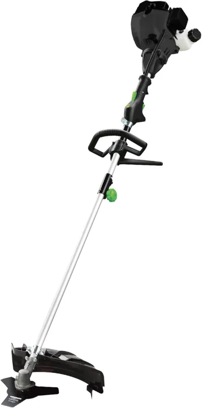 Ribimex 25 CC Explosion Brushcutter, 750 Watt 2-Stroke Motor, 3 Tooth Blade and Trimmer with 2 Nylon Threads, Adjustable Handles, 0.5 L Reservoir, Harness and Accessories Included -