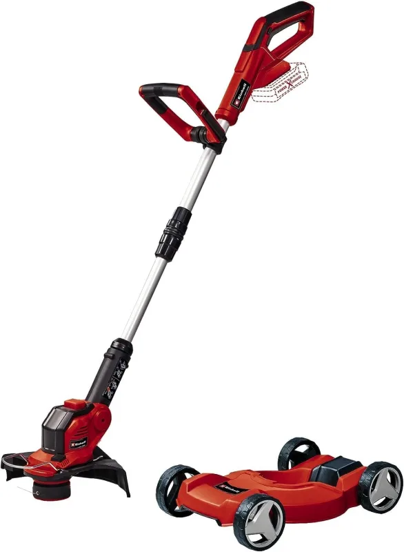 Einhell GE-CT 18/28 Li TC-Solo Power X-Change Battery Lawnmower (Lithium-Ion 18 V, Trimmer Carriage, 28 cm Cutting Width, Thread, No Battery or Charger)