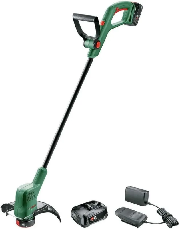 Bosch EasyGrassCut 18V-260 battery mower (for lawn trimming; 18 volt system; cutting diameter: 26 cm; kit)