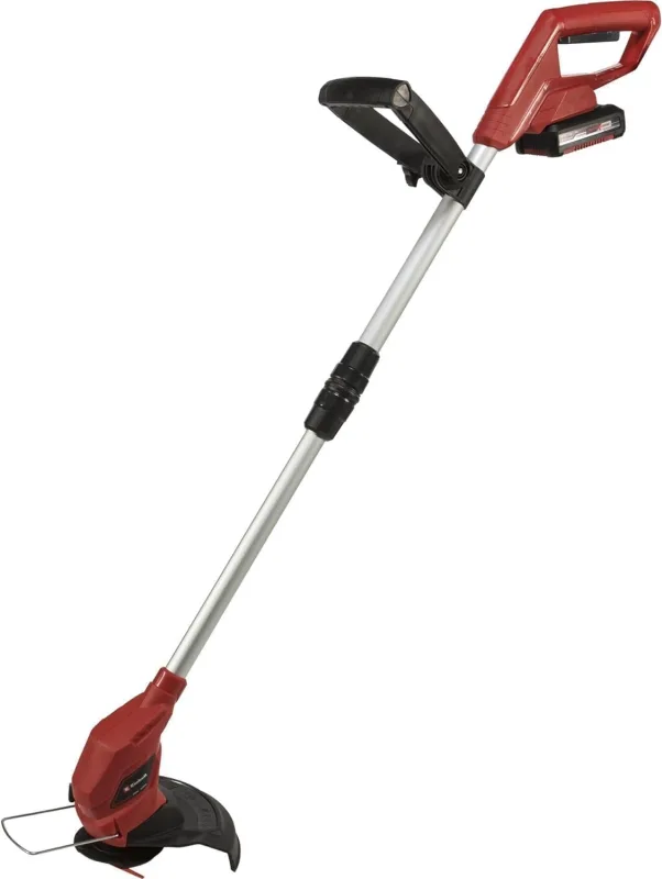 Einhell GC-CT 18/24 Li Power X-Change Battery Lawn Trimmer (18V, Flowerguard, Stepless Telescopic Guiding Spar Incl. 20 Saucer Blades, 2.0Ah Battery and Charger)