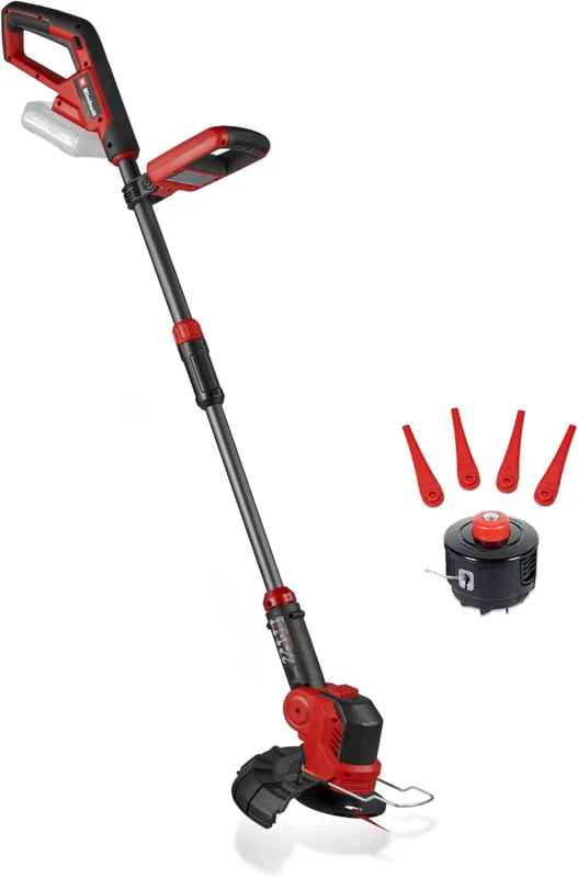 Einhell GE-CT 18/25-1 Li-Solo Power X-Change Brush Cutter (18 V, Width 25 cm, Swivel and Tilt Head, 20 Blades, 1 Spool, without Battery)