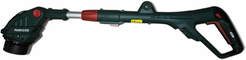 PARKSIDE PRTA 20-Li Cordless Brushcutter, 2 Spools of Strand, 24 cm, 5 Positions, Black, Silver, Green, Red, 25 cm, 8.5E+3 rpm, 1.9 kg, Functional, Robust