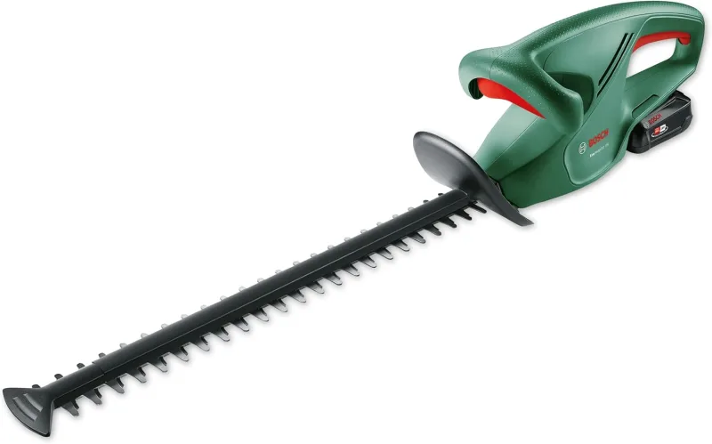 Bosch Tijeras cortasetos a batería EasyHedgeCut 18-45 (1 batería de 2,0 Ah, sistema de 18 voltios, longitud de la cuchilla de 45 cm, embalaje en caja)