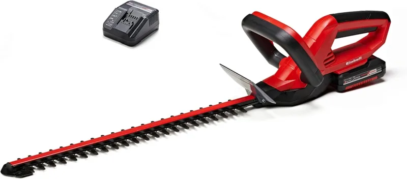 Einhell GC-CH 1846 Li Kit Power X-Change Battery Hedge Trimmer (18 V, 46 cm Cutting Length, 15 mm Tooth Spacing, Ergonomic Handle, Incl. 2.0 Ah Battery and Charger)