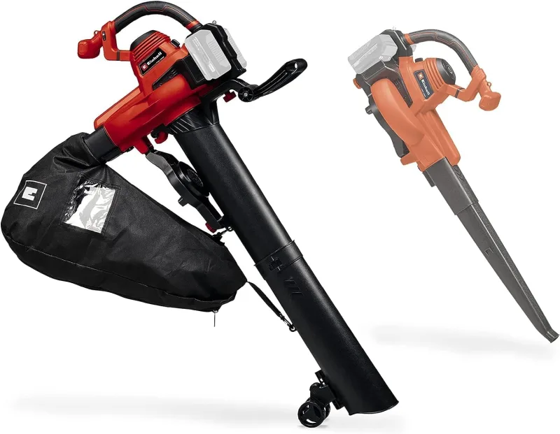 Einhell E-Solo Power X-Change GE-CL 36/230 Li Battery Leaf Blower (Lithium-Ion 18 V, 225 m³/h, 45 L Bag, Incl. Suction Tube + Blow Tube, No Battery or Charger)