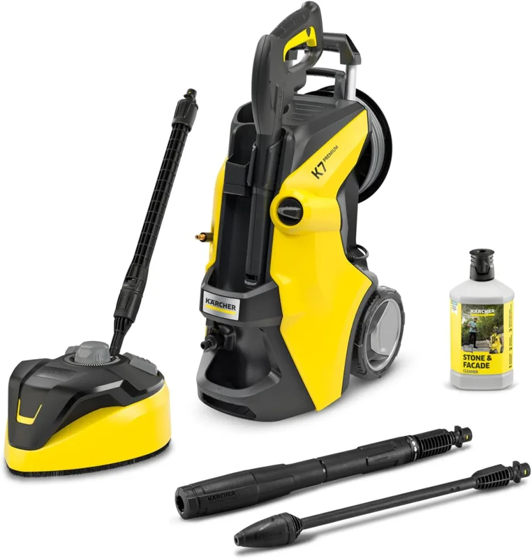 Kärcher K 7 Premium Power Flex Home Pressure Washer, Pressure: 180 bar, Flow Rate: 600 l/h, Performance: 60 m²/h, Weight: 17.9 kg, Flex Hose, Turbo Nozzle, Lance, Household Kit