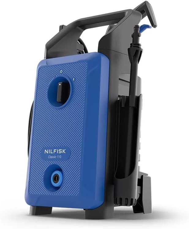 Nilfisk Classic 110 Bars - Easy to Use High Pressure Washer - Patio, Car & Outdoor Cleaner (1400W)