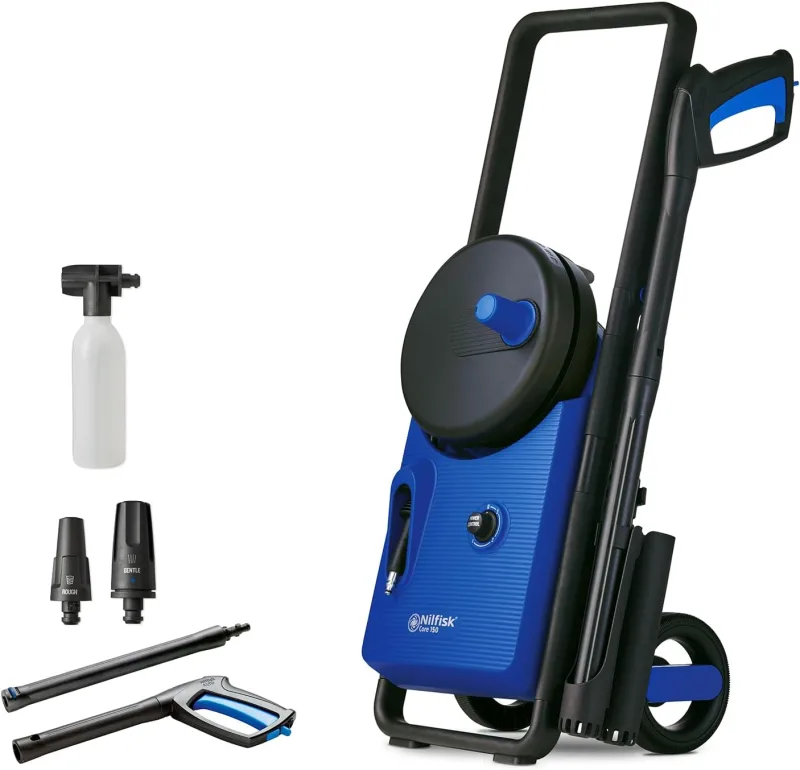 Nilfisk High Pressure Washer Core 150 Bars with PowerControl – Cleaner for Garden, Patios and Cars (2000 W)