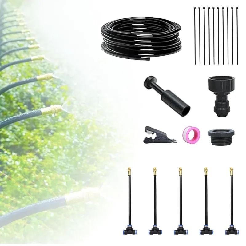 Garden Watering Kit, Automatic Watering System, 360° Curved Automatic Garden Watering System, Garden Watering System, Automatic Watering Kits for Landscapes, Beds