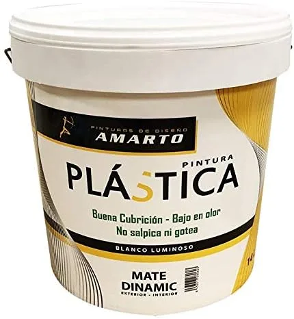 Dynamic Matte Plastic Paint Interior/Exterior Special for Protection and Decoration on Interior and Exterior Walls (750 ml, Matte White)