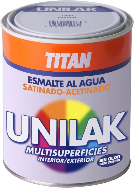 Unilak Enamel Lacquer Universal Multi-surface Satin White 375 ml