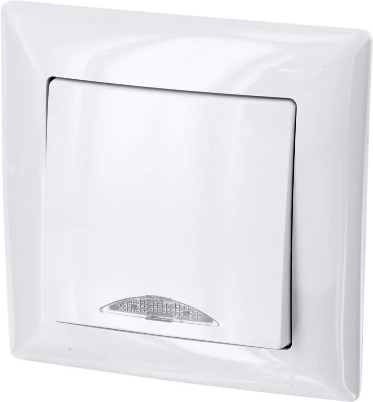 Recessed On/Off Switch, LED, Plug-In Terminal, All-in-One, G1 Series Pure White