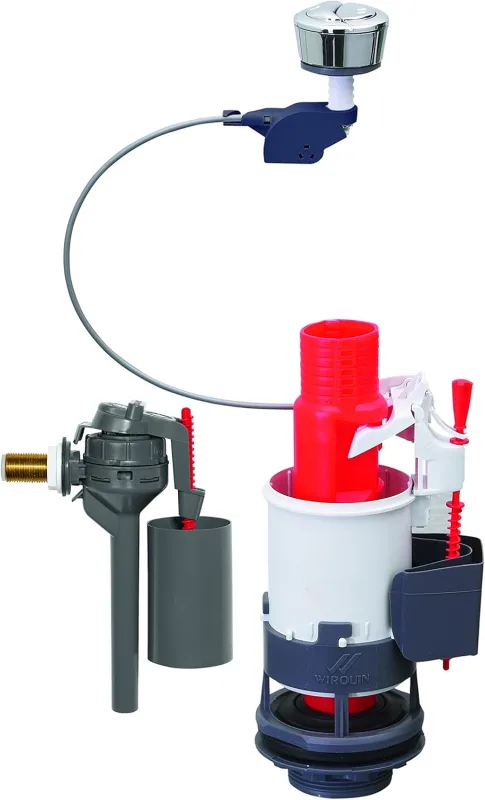 Wirquin 14014002 Cistern Mechanism 3/6L with Topy Tap 3/8 Brass