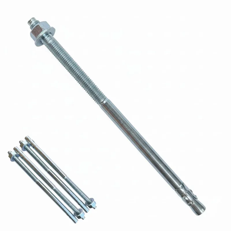 Anchor Bolts M12 x 240 mm (4 uds) | Galvanized Steel | Metal Expansion Plugs for Heavy Loads