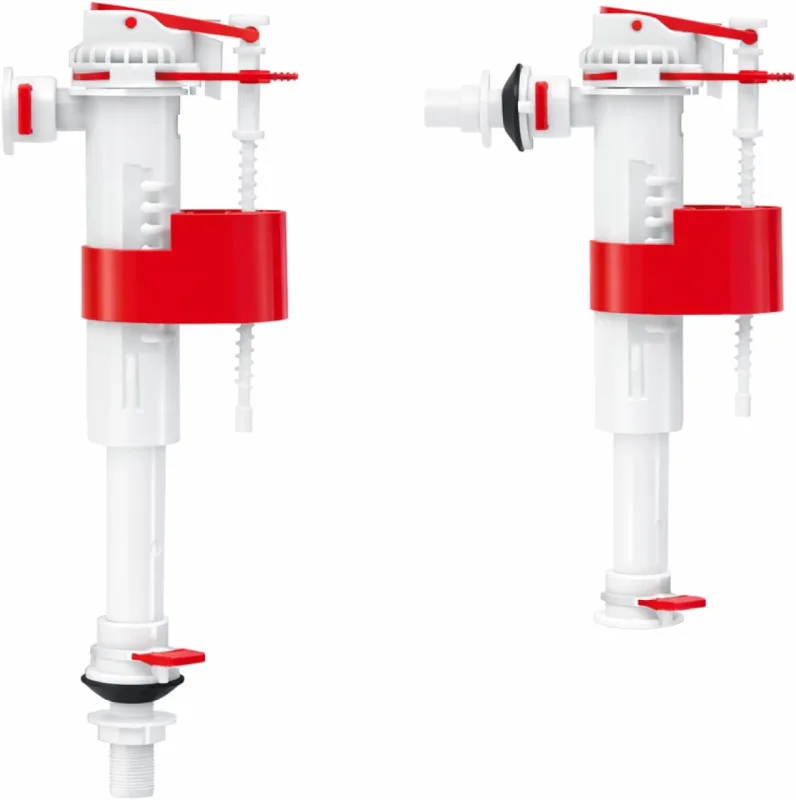 Universal Float Tap for Fluvia WC Cistern, Double Side or Bottom Entry, Silent with Instant Closing, Ideal for Toilet Repair and Filling, Adjustable Buoy, Easy Installation.