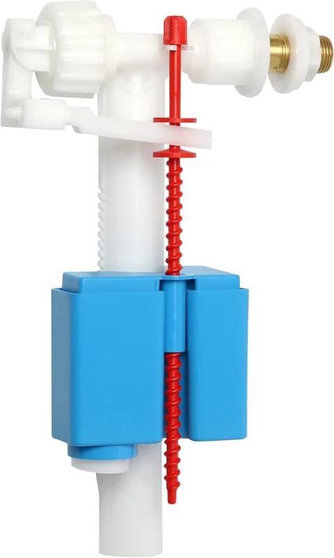 Universal Side Feed Mechanism for Cistern, Filling Valve with Metal Thread, Buoy and Toilet Float