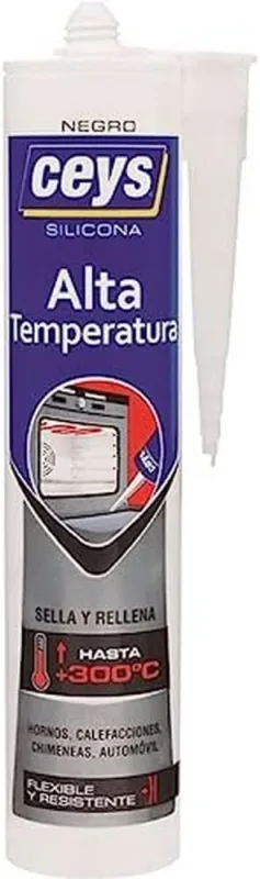 Ceys - High temperature silicone - Flexible and resistant - Black - 280 ML