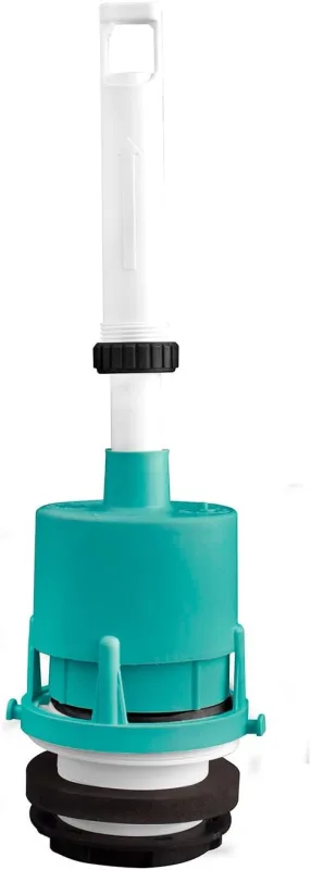 Low Tank Toilet Flush Mechanism, Plastic, 32 x 9 cm, Instructions Included, Quick and Quiet Operation, Bathroom Accessories, Plumbing