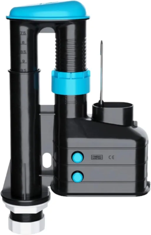 Toilet Siphon Replacement Kit - Universal Double Flush Siphon for Handle Operated UK Cisterns, Adjustable, Easy Fit, WRAS Approved, Internal Overflow