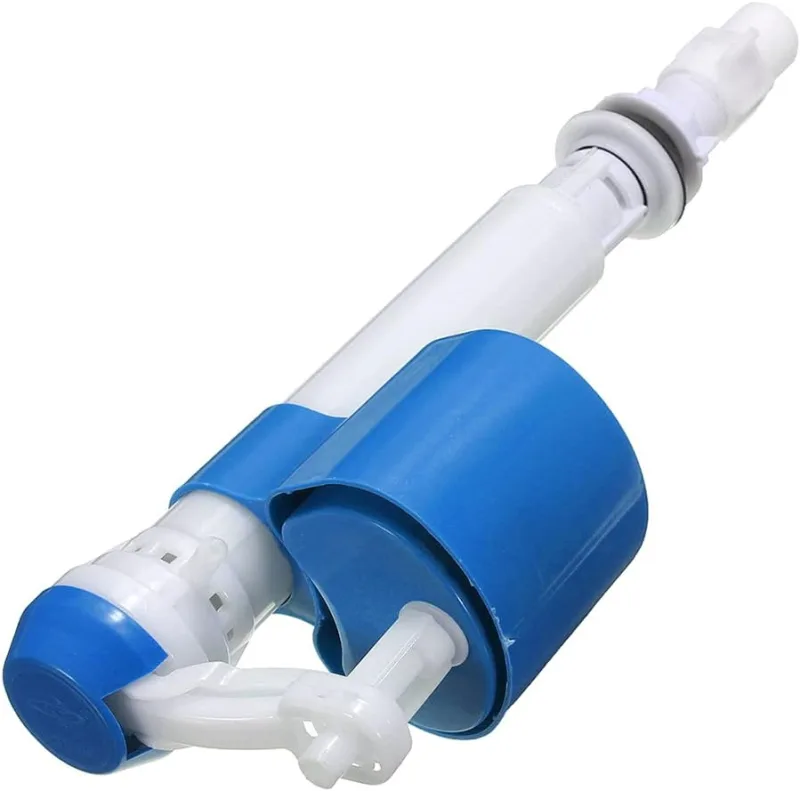 SagaSave 1/2" Toilet Cistern Fill Valve with Adjustable Joint 8" to 12" Toilet Flush Valve Floating Toilet Flush Valve for Bathroom