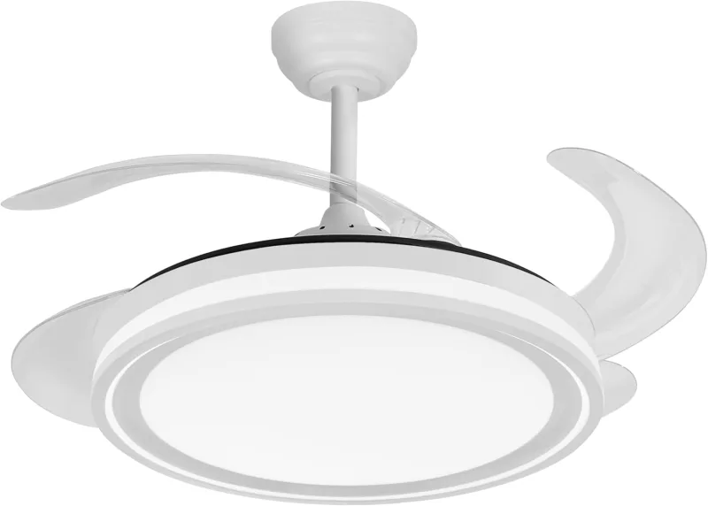 Fabrilamp DC Bandido Fan 59W White 4Blades 107D 5900LM 3500-4000-6500K Remote And Timer