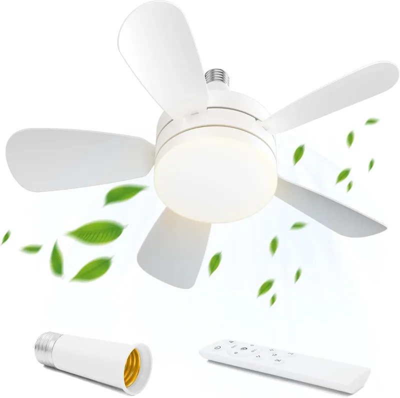 45cm 5 Blades Ceiling Fan Lamp with Silent Light DC Ceiling Fans with Silent Light