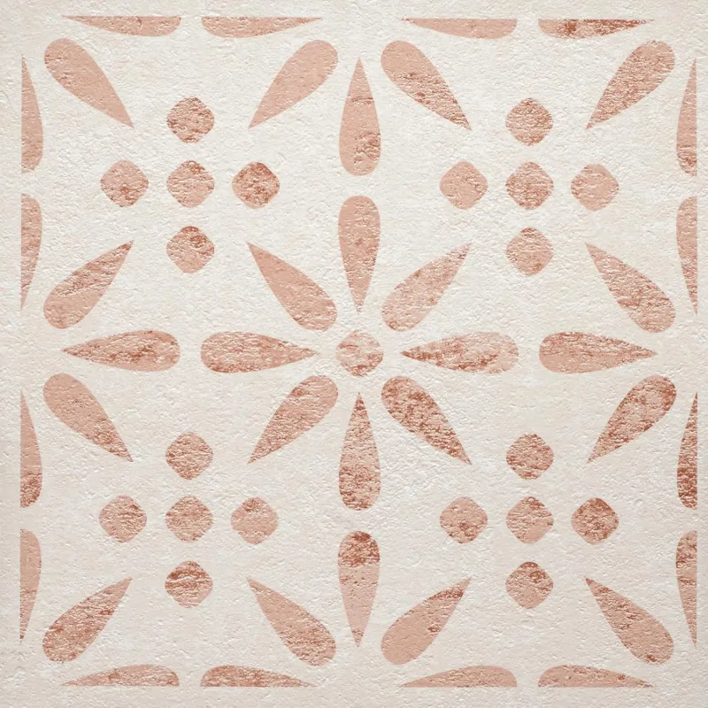 d-c-fix Vinyl Flooring Self-Adhesive Vintage Flowers – 11 Tiles – Waterproof, Decorative Vinyl – PVC Adhesive Tiles – for Kitchen, Bathroom and Living Room – 30 x 30 cm