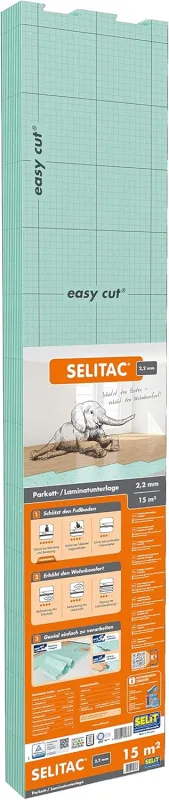 SELITAC 2.2 mm Parquet and Laminate Flooring 15 m²