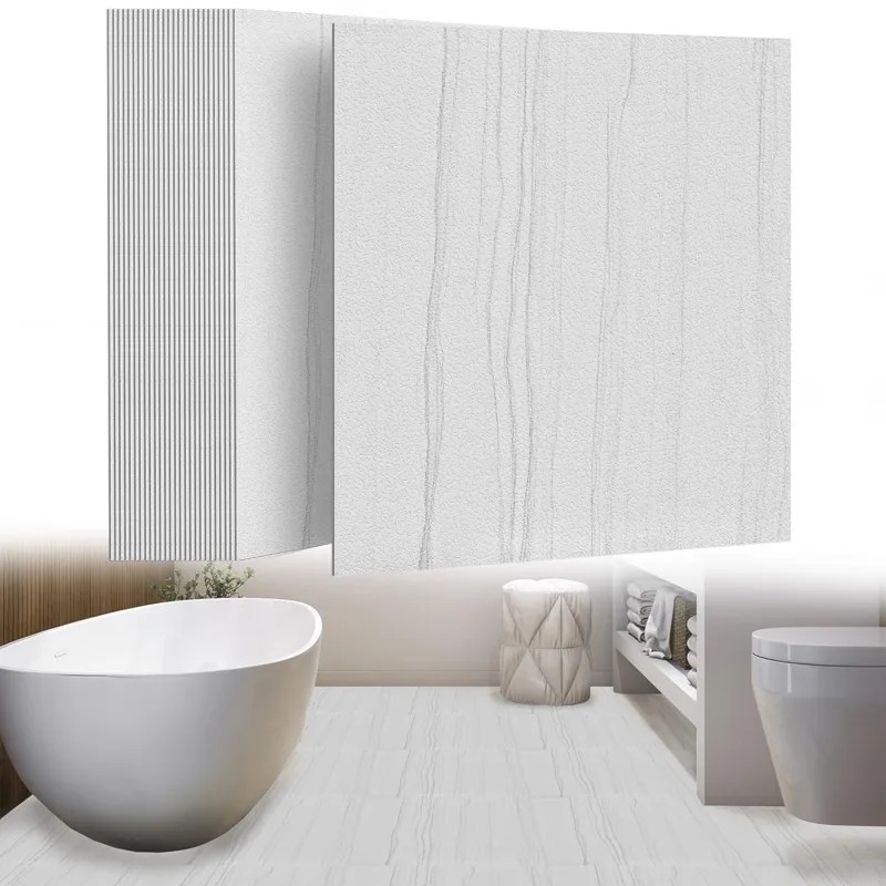 UISEBRT 27 x self-adhesive floor tiles, 2.53 m², vinyl floors, concrete look, adhesive tiles, tiles, tiles, for kitchen, bathroom, hallway, living room, 30 x 30 cm