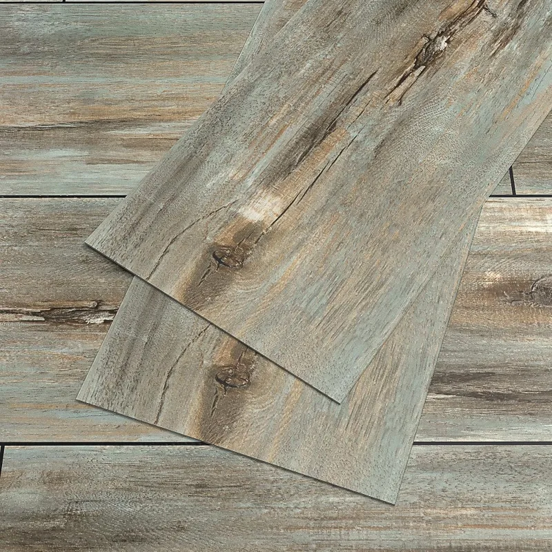 VEELIKE Vinyl Flooring Self Adhesive Wood Grey Floor Vinyl Wood Effect Vintage Vinyl Floor Kitchen Waterproof Floor Vinyl Roll Tiles Adhesive Floor Garage Bedroom 90cm×15cm 12 Pieces