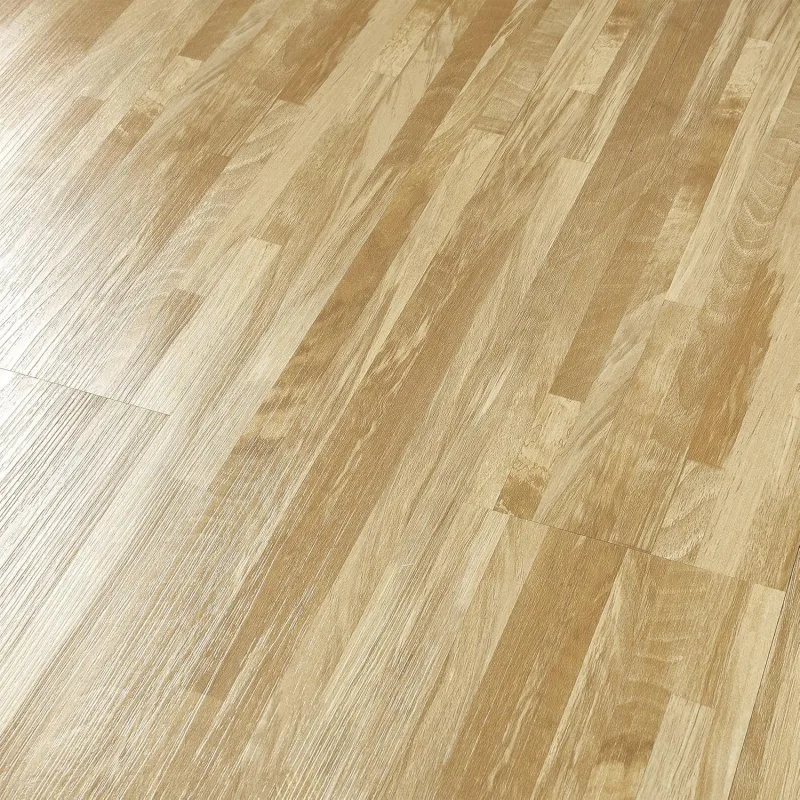 Livelynine Self Adhesive Vinyl Flooring Slats Effect Wood Slats Vinyl Flooring Self Adhesive Bathroom 90 x 15 cm Vinyl Flooring Beech Wood Tiles Adhesive Floor Kitchen Living Room Laminate Floor, 18 Pieces