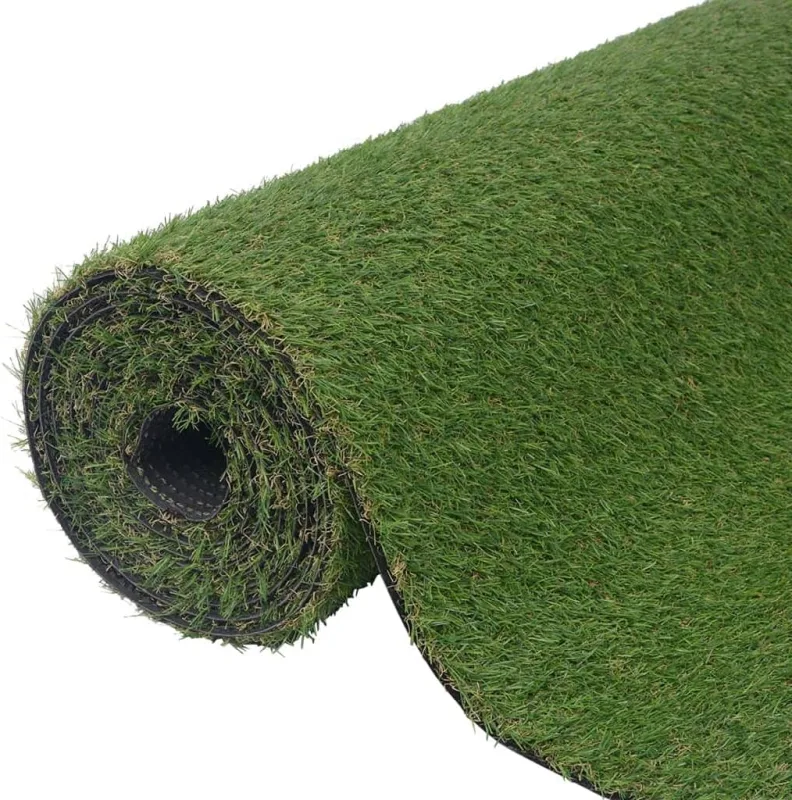 vidaXL Artificial Grass Rug Fake Grass Faux Garden Patio Terrace Balcony Porch Pool Decoration Green 1x2m/20mm