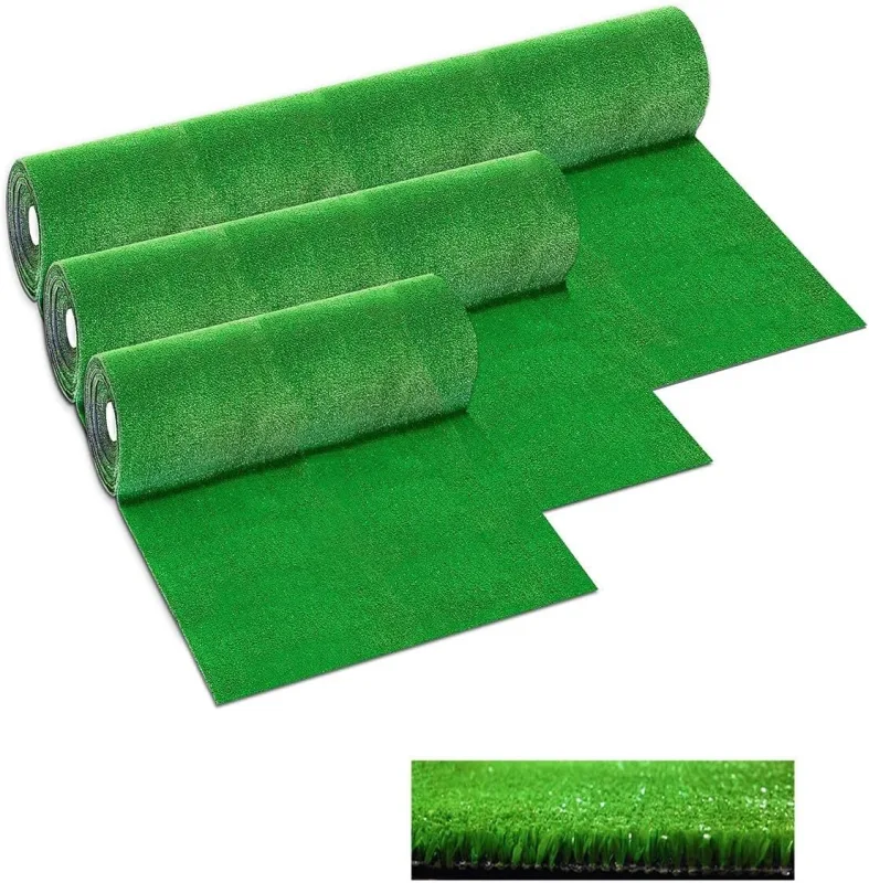 7mm Drainage Synthetic Grass in 50 Sizes Artificial Synthetic Green Grass Can Be Cut 1.5m x 5m Roll