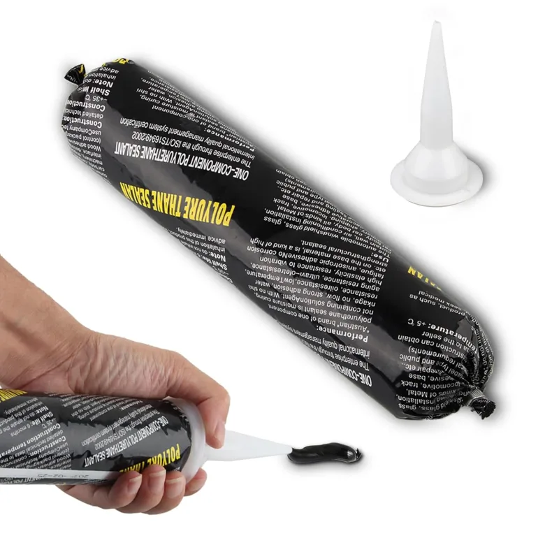 Polyurethane Sealant, Waterproof Polyurethane, High Temperature Glue, Black Silicone for Car, Waterproof Sealant, Exterior Cracks Sealant, Refractory Putty, Adhesive Mounting