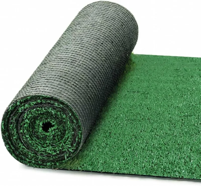 Olivo.Shop Grass Green - Césped artificial para jardines y terrazas, césped sintético de 7 mm drenante, césped artificial en rollos, alfombra de césped artificial (1 x 5 m)