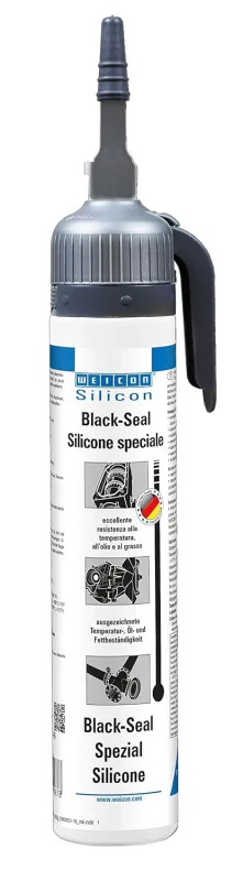 WEICON Silicone Adhesive Sealant 200ml Black & Grey