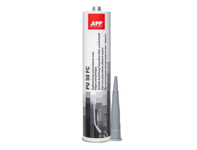 APP PU 50 FC Multi-Purpose Polyurethane Sealant and Adhesive | Adhesive Putty, Sealing and Gluing | Can be used for Marine and Waterproofing Applications | Grey | 310ml